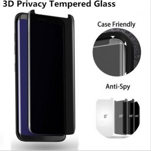 for galaxy note 10 s10 s10 5g case friendly 3d privacy full screen curved tempered glass protector for s9 s8 plus note 8 anti-spy s7 edge