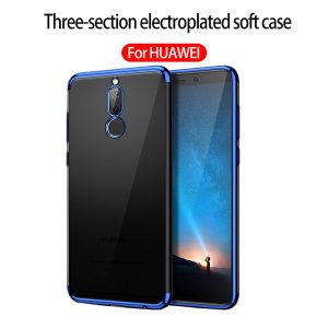 for huawei p20 pro phone case three-section electroplating mobile phone case ultra-thin transparent phone soft shell