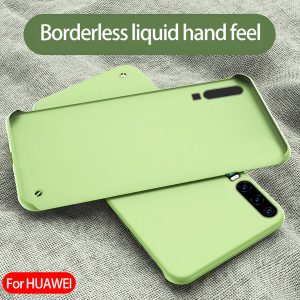 for huawei p30 pro phone case borderless liquid mobile phone case washable anti-fingerprint anti-fall protection cover