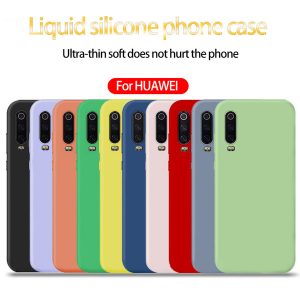 for huawei p30 pro phone case liquid silicone mobile phone case can be washed and pliable high elastic anti-fall protection cover