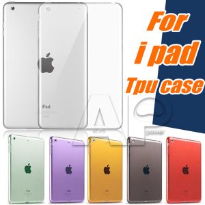 for ipad air2 mini 5/4 ipad pro 10.2 tpu clear transparent soft case skin silicon back cover slim for apple ipad6