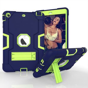 for ipad pro air 5 new armor tablet case for ipad kids safe heavy duty shockproof kickstand silicone hard back hybrid robot cover