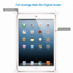 for ipad7 air glass protector 9h hardness premium tempered screen protections film with retail packing dhl