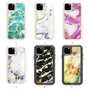 for iphone 11 case luxury marble 3in1 heavy duty shockproof full body protection cover phone case for iphone xr xs max samsung s10 plus s10