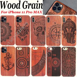 for iphone 11 pro max bamboo custom design case wood case shockproof for iphone 7 8 for samsung galaxy s9 s10 plus note 10