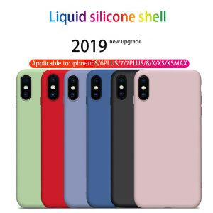 for iphone 11 pro max liquid silicone ultra-thin all-inclusive drop protection cover factory direct sales support 2pcs delivery