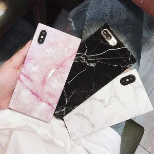 for iphone 11 pro max phone case marble style phone case cool style square all-inclusive soft shell support 2pcs delivery