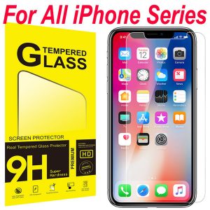 for iphone 11 pro max tempered glass iphone x xs xr 8 screen protector for iphone 7 7 plus 6 6s film 0.33mm 2.5d 9h paper package