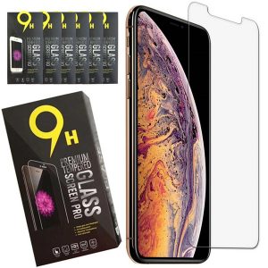 for iphone 11 pro max tempered glass iphone x xs xr 8 screen protector for iphone 7 7 plus 6 6s film 0.33mm 2.5d 9h paper package