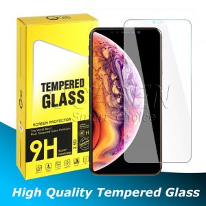 for iphone 11 pro max x xr xs max 6 7 8 plus tempered glass screen protector 0.33mm 2.5d