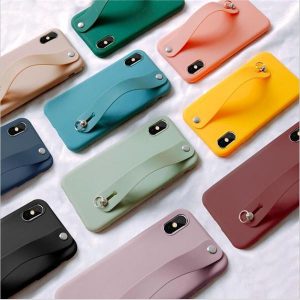 for iphone 11 pro max xs max xr x 8 plus phone case soft tpu cover with hand holder kickstand