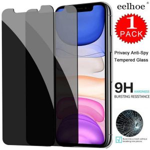 for iphone 11 pro x xs max xr privacy tempered glass anti-spy explosion screen protector for iphone 7 8 plus