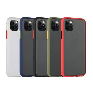 for iphone 11 pro xr x xs max 8 7 6 plus hit color shockproof armor phone case cover matte hard protective cover