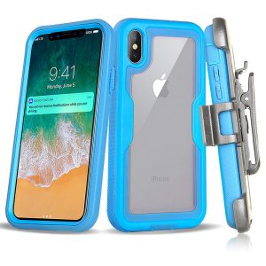 for iphone 11 pro xs max xr 6 7 8 plus protection shock clear belt clip holster kickstand case with screen protector