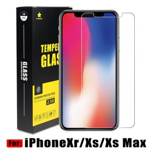 for iphone 11 xs max xr rice tempered glass screen protector 0.2mm 2.5d ship out within 1 day