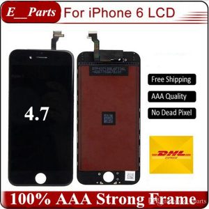 for iphone 6 lcd grade a +++ lcd display for iphone 6 touch digitizer complete screen (tianma lcd) with frame full assembly replacement