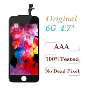 for iphone 6 original lcd display touch screen digitizer with frame full assembly replacement & dhl