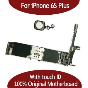 for iphone 6s plus 16g 64g motherboard with touch id & fingerprint original unlocked for iphonbe 6s plus logic board by ing