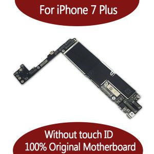 for iphone 7 plus 128g motherboard without touch id & nofingerprint,original unlocked logic board by ing