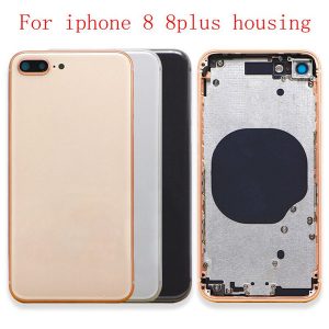 for iphone 8 8g 8 plus back housing middle frame chassis full housing assembly battery cover for iphone 8 plus housing, ing