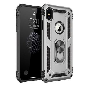 for iphone case hybrid armor shockproof case silicone bumper cover for iphone 11 pro max xr xs x 7 8 plus ring case