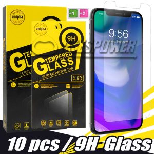 for iphone x 8 7 6s plus screen protector tempered glass y7 p20 lite 2018 j7 j3 prime with paper package