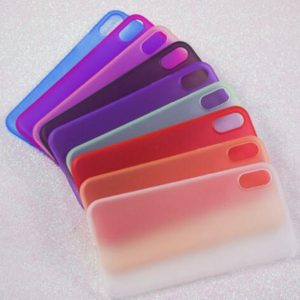 for iphone x case ultra-thin silicone transparent environmental protection pp material protector cover colorful for iphoen 8 7plus 6s dhl