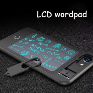 for iphone x phone case creative writing board drop protection cover bracket mobile phone case support 200pcs delivery