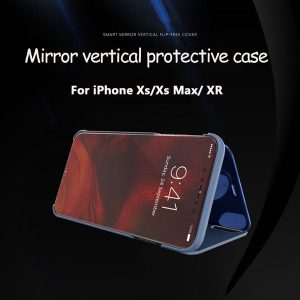 for iphone x phone case plating mirror bracket leather phone case 360° all-inclusive protective case support 2pcs delivery