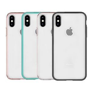 for iphone xr case hybrid soft tpu bumper + clear pc back cover case for iphone xs max