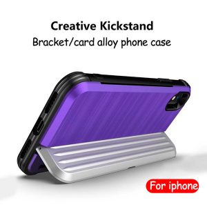 for iphone xs max phone case 2 in 1 cases with card slot support 10pcs delivery