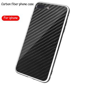 for iphone xs max x phone case business men real carbon fiber mobile shell anti-fingerprint anti-fall case wholesale