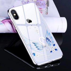 for iphone xs max xr phone case ultra-thin anti-fall lanyard swan tide rhinestones luxury atmosphere support 2pcs delivery