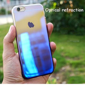 for iphone xs xr phone case gradient anti-fall all-inclusive mobile phone case hard shell support 2pcs delivery