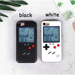 for iphone xs xr phone case tetris game mobile phone case creative personality retro protective cover support 2pcs delivery