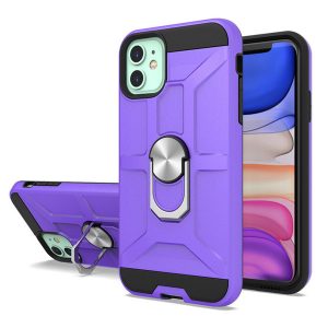 for iphone11 pro max 2019 phone case rotating car ring kickstand 2 in 1 tpu pc for iphone 11 mobile phone accessories