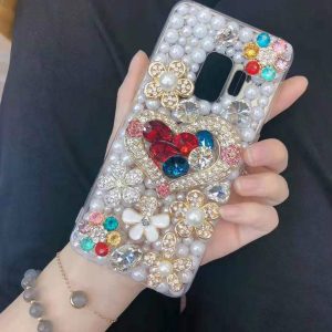 for iphonex/xs xr xsmax iphone 6 7 8 fashion desinger phone case luxury case with rhinestone tpu back cover