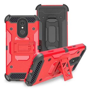 for lg stylo 5 3 aristo 4 plus k30 2019 k40 x power 2 v7 q7 v30 v40 hard pc front cover robot defender with belt clip 3 in 1 protective case