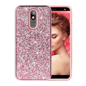 for lg stylo 5 k40 samsung s10 s9 note 10 plus diamond rhinestone case tpu+pc fashion