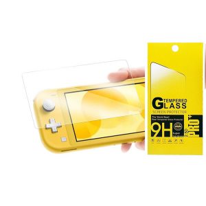 for nintendo switch lite 9h tempered glass hd anti-scratch glass screen protector 100pcs/lot in retail package