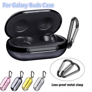 for samsung galaxy buds tpu electroplating luxury pro shell 4 colors 360° protection fingerprint-anti-loss cover case