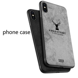 for the iphone 11 pro max xs xr 8 plus 6 7 8 shell cloth tide brand elk silicone case