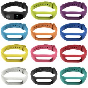 for xiaomi mi band 2 bracelet strap miband 2 colorful silicone strap wristband replacement smart band accessories