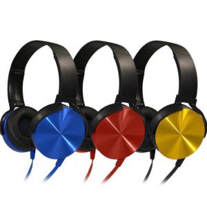 gamer headphone colorful wired headset metal heavy bass sound professional computer gamer headphone with hd microphone for computer