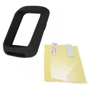 generic silicone skin protective shell case cover with screen protector for wahoo elemnt bolt gps bike computer cases sleeve