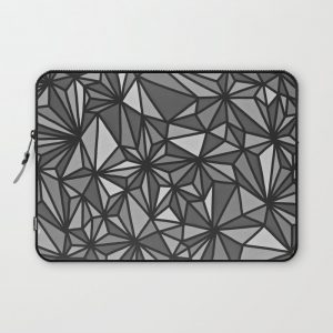 geo grayscale Computer Cover by Addy Pryor - Laptop Sleeve - 13"