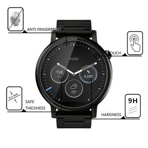 glass protector smart watch for moto 360 42 46 9h hd clear premium tempered screen film with retail packing