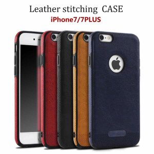 good business leather stitching iphone case shell full phone cover protective shell soft shell for iphone x xr xsmax samsung s10 s10p