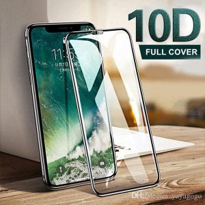 good quality 2019 new 10d protective glass on the for iphone x xr xs xs max glass full cover iphone x 10 screen protector xs tempered glass