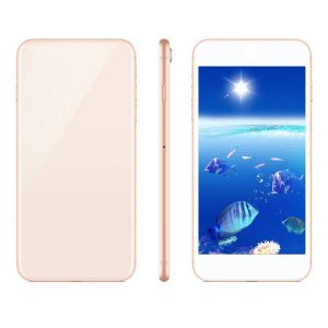 goophone 8plus 8 plus android 5.5inch quad core 1gram 4g rom 8mp camera 3g show fake 4g lte unlocked phone sealed box